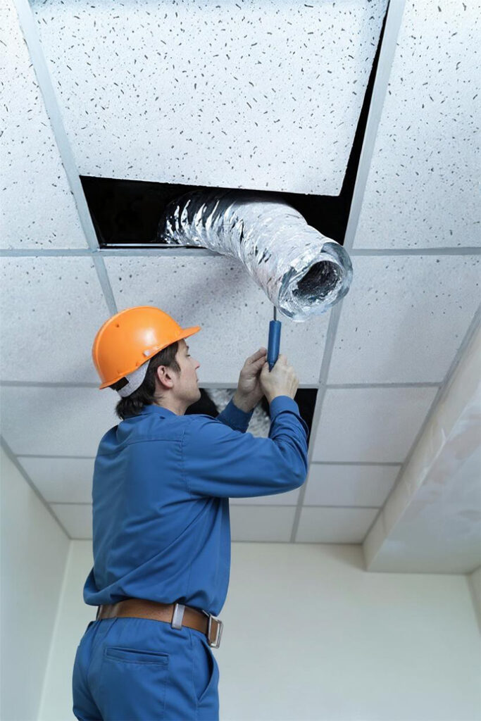 man repair-hvac